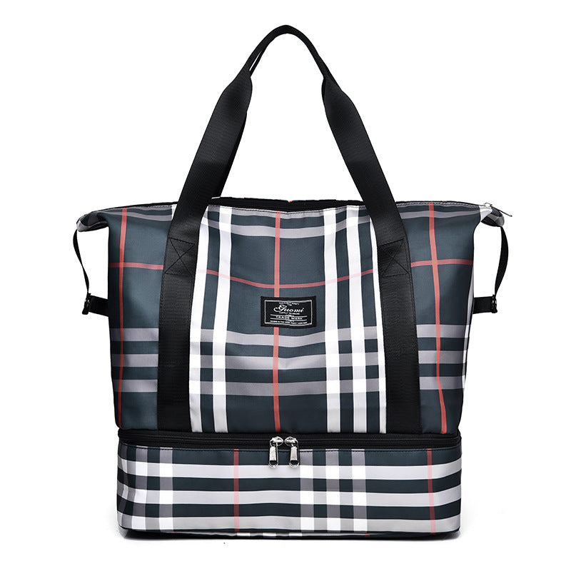Wholesale Oxford Cloth Cow Pattern Travel Bag